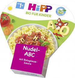 Hipp Nudel-ABC mit Bolognese Sauce