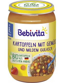 Bebivita Kartoffeln mit Gemüse und mildem Gulasch