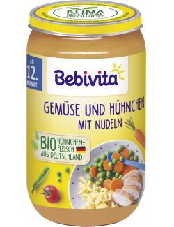 Bebivita Gemüse und Hühnchen mit Nudeln