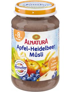 Alnatura Apfel-Heidelbeer-Müsli