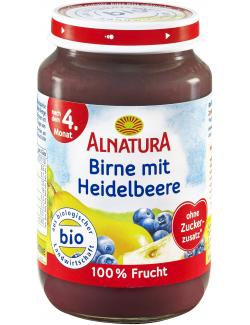 Alnatura Birne mit Heidelbeere