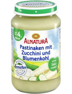 Alnatura Pastinaken mit Zucchini und Blumenkohl