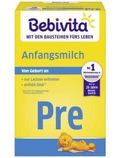 Bebivita Anfangsmilch Pre von Geburt an