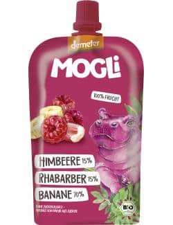 Mogli Demeter Quetschie Himbeere-Rhabarber-Banane