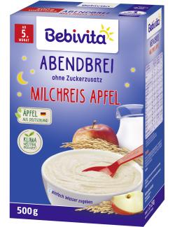 Bebivita Abendbrei Milchreis Apfel