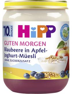 Hipp Guten Morgen Blaubeere in Apfel-Joghurt-Müesli