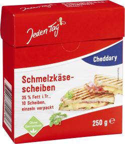 Jeden Tag Schmelzkäse-Scheiben Cheddar