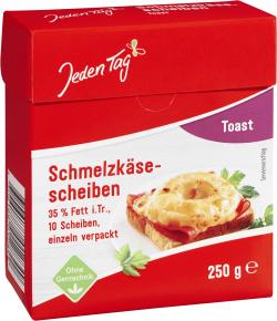 Jeden Tag Schmelzkäse-Scheiben Toast