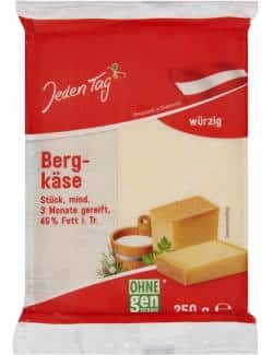 Jeden Tag Bergkäse