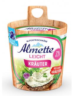Almette Alpenfrischkäse Leicht Kräuter 7% Fett