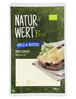 NaturWert Bio Großlochkäse mild & nussig