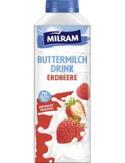 Milram Buttermilch Drink Erdbeer