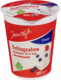 Jeden Tag Frische Schlagsahne 30%