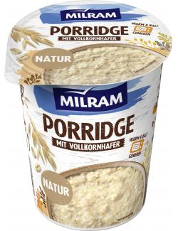 Milram Porridge Natur mit Vollkornhafer