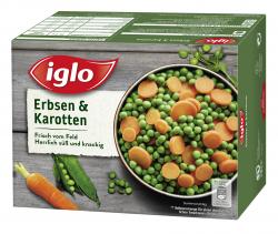 Iglo Frisch vom Feld Erbsen & Karotten
