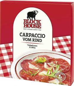 Block House Carpaccio vom Rind