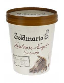 Goldmarie Eiscreme Haselnuss Nougat