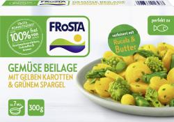 Frosta Gemüse Beilage mit gelben Karotten & grünem Spargel