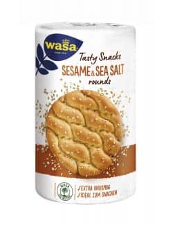 Wasa Tasty Snacks Sesame & Sea Salt rounds