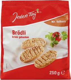 Jeden Tag Brödli mit Vollkorn