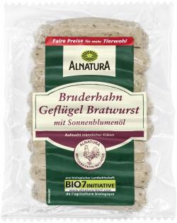 Alnatura Bruderhahn Geflügel Bratwurst