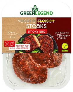 Green Legend Vegane Steaks Smoky BBQ