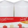 Jeden Tag Stumpenkerzen weiß