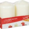 Jeden Tag Stumpenkerzen creme