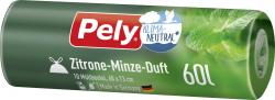 Pely Zugband-Müllbeutel 60 Liter Zitrone-Minze