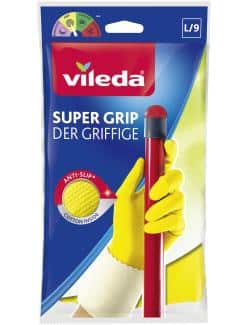 Vileda Super Grip Der Griffige Handschuhe L /9