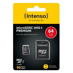 Intenso Micro SDXC UHS-I Premium Card 64GB